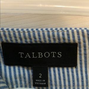 Talbots seersucker skirt